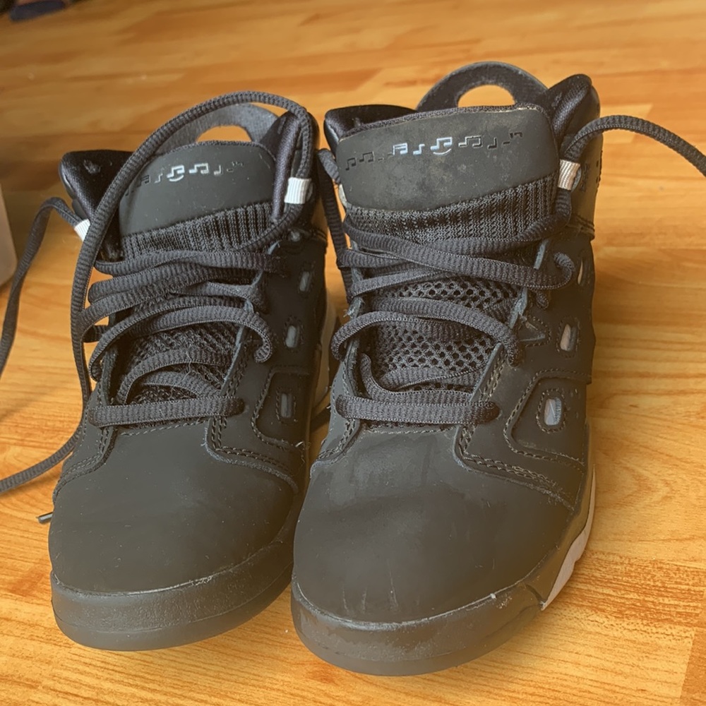 13C kids Jordan Black Shoes